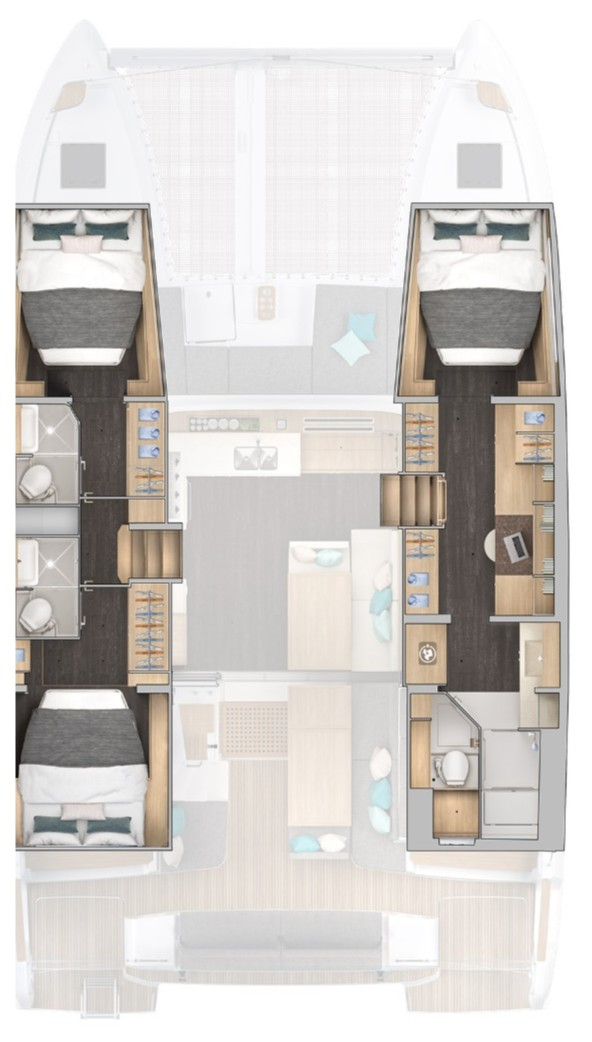 Alquiler de embarcaciones Lagoon Lagoon 43 enParham Town en Samboat