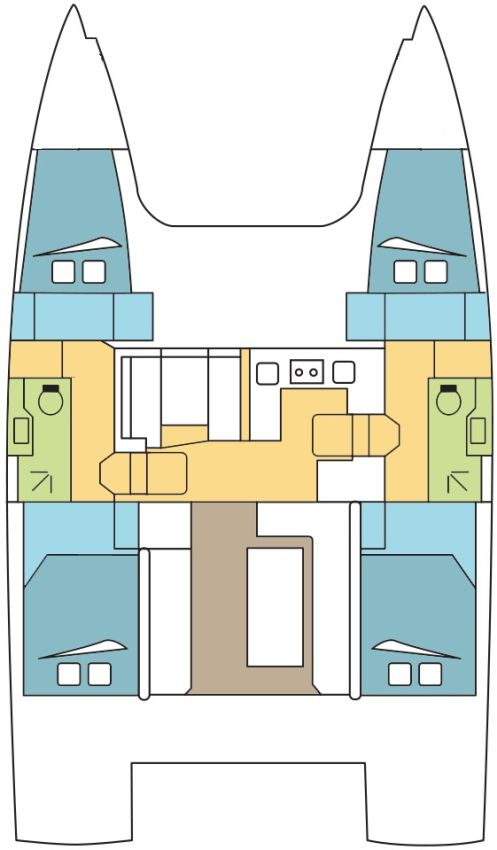 Alquiler de barcos Airlie Beach barato de Nautitech 40