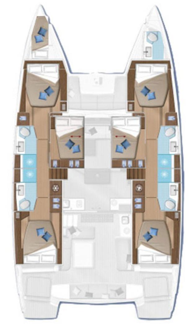 Alquiler Kaštela - Lagoon Lagoon 50 en SamBoat