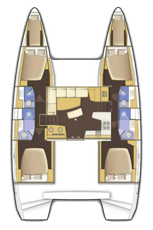 Alquiler Catamarán Lagoon con o sin  título de navegación