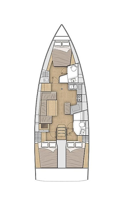 Alquiler de Bénéteau Oceanis 40.1 en Lefkáda