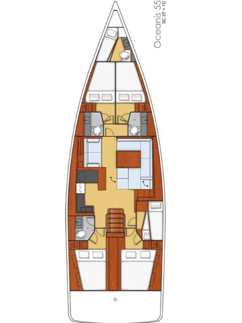 Alquiler Lávrio - Bénéteau Oceanis 55 en SamBoat