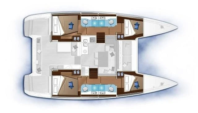 Alquiler de Catamarán, con o sin patrón Lagoon Rhodes (Ciudad)