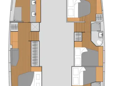 Alquiler Catamarán Fountaine Pajot con o sin  título de navegación