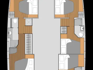 Alquiler de Fountaine Pajot Aura 51 en Frenchtown