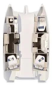 Alquiler de barcos Frenchtown barato de Fountaine Pajot FP 41 Maesto 3 