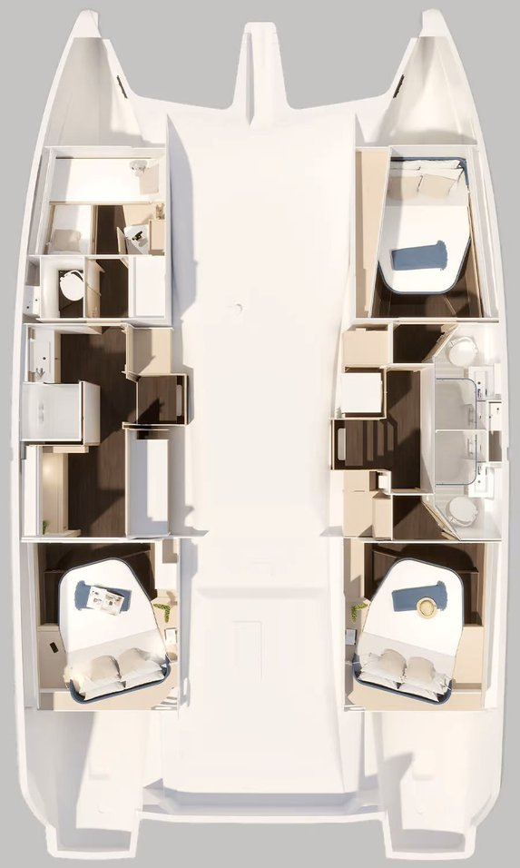 Alquiler de Fountaine Pajot Fountaine Pajot FP 44 Maestro - 3 cab. en Road Town