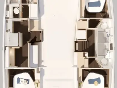 Alquiler de Fountaine Pajot Fountaine Pajot FP 44 Maestro - 3 cab. en Road Town