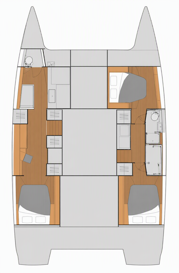 Alquiler Catamarán Fountaine Pajot con o sin  título de navegación