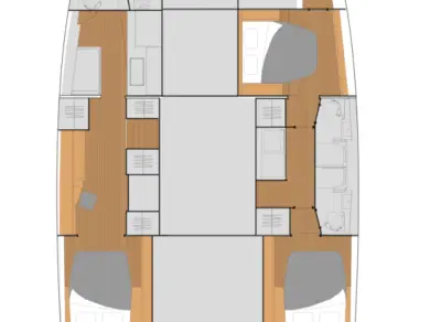 Alquiler Catamarán Fountaine Pajot con o sin  título de navegación