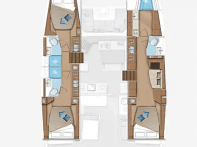 Alquiler Catamarán Lagoon con o sin  título de navegación