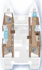 Alquiler Catamarán en Saint-Raphaël - Lagoon Lagoon 46