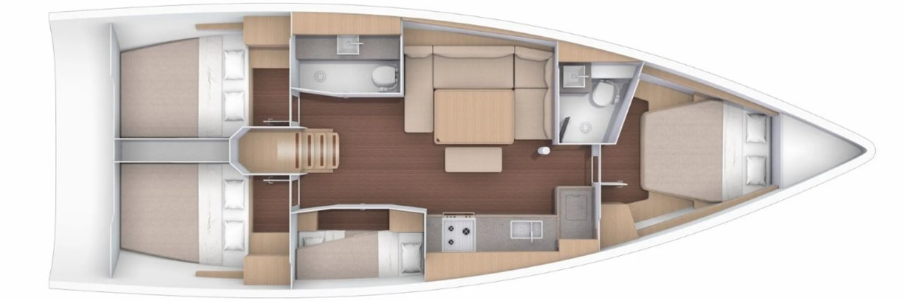 Alquiler Palermo - Dufour Dufour 430 Grand Large en SamBoat