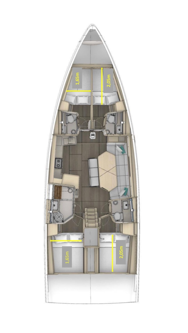 Alquiler Velero en Palermo - Dufour Dufour 48