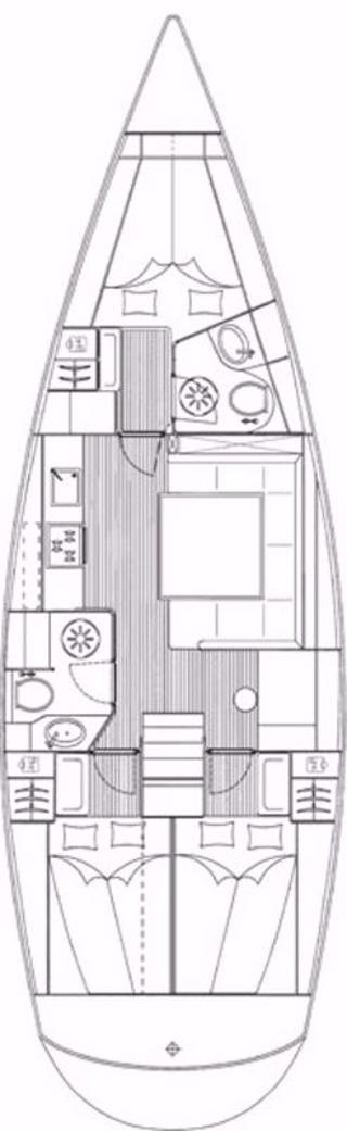 Alquiler Velero en Jezera - Bavaria Bavaria 43 Cruiser