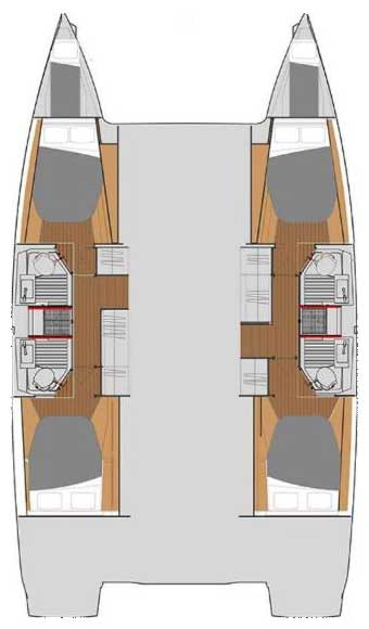 Alquiler Catamarán Fountaine Pajot con o sin  título de navegación