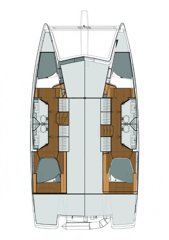 Alquiler Catamarán Fountaine Pajot con o sin  título de navegación