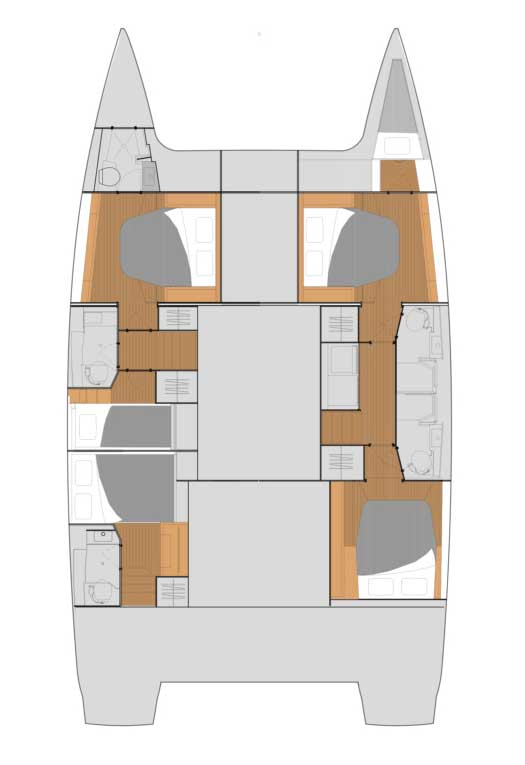 Alquiler Catamarán Fountaine Pajot con o sin  título de navegación