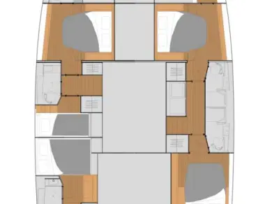 Alquiler Catamarán Fountaine Pajot con o sin  título de navegación