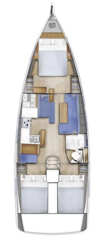 Alquiler de Jeanneau Sun Odyssey 410 en Murter-Kornati