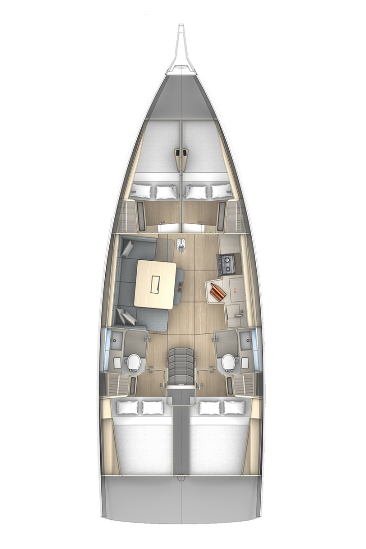 Alquiler de embarcaciones Dufour Dufour 41 enSeget Donji en Samboat