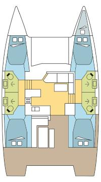 Alquiler Seget Donji - Fountaine Pajot Astrea 42 en SamBoat