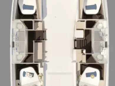 Alquiler Seget Donji - Fountaine Pajot Fountaine Pajot FP 44 Quatuor ELECTRIC - 4 + 1 cab. en SamBoat