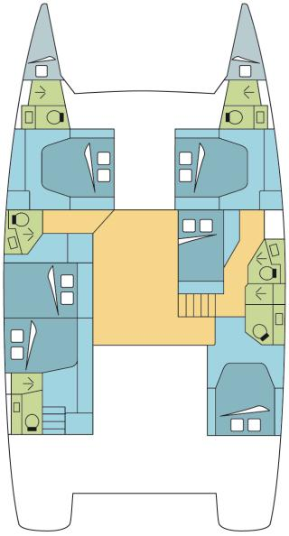 Fountaine Pajot Saba 50 de alquiler a Seget Donji