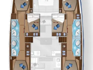 Alquiler Catamarán Lagoon con o sin  título de navegación