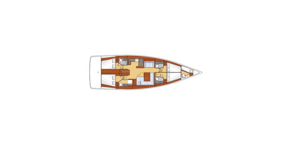 Bénéteau Oceanis 55 de alquiler a Seget Donji