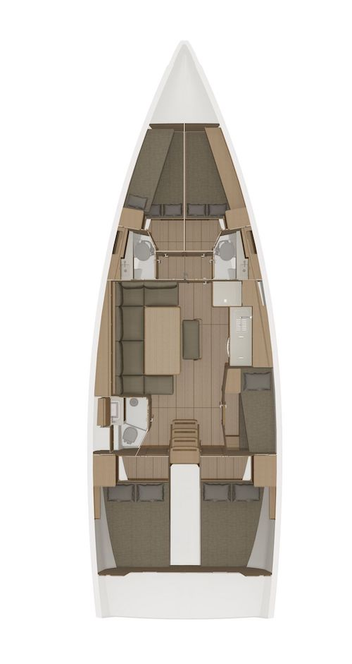 Alquiler de Velero, con o sin patrón Dufour Seget Donji