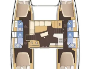 Alquiler de embarcaciones Lagoon Lagoon 42 enTrogir en Samboat