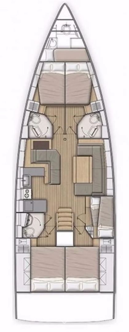 Bénéteau Oceanis 51.1 de alquiler a Lefkáda