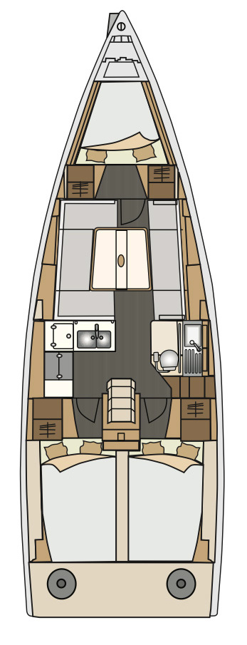 Alquiler Velero en Punat - Elan E4