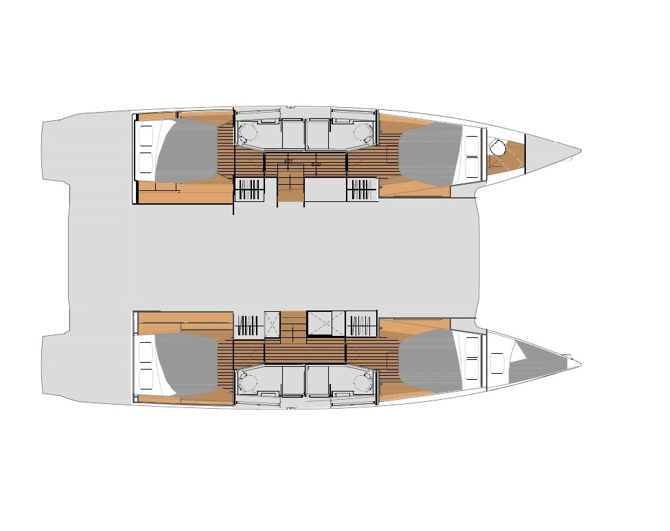 Alquiler Catamarán Fountaine Pajot con o sin  título de navegación
