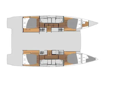 Alquiler Catamarán Fountaine Pajot con o sin  título de navegación