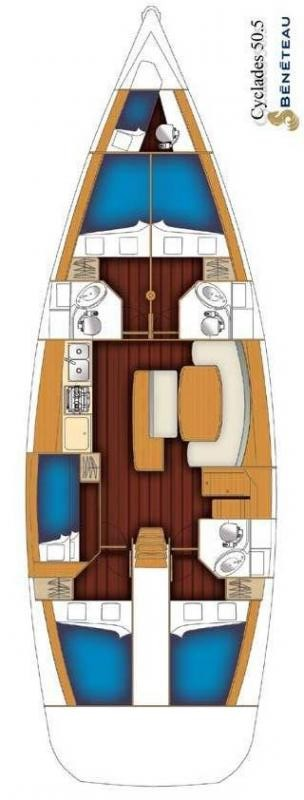 Alquiler Álimos - Bénéteau Cyclades 50.5 en SamBoat