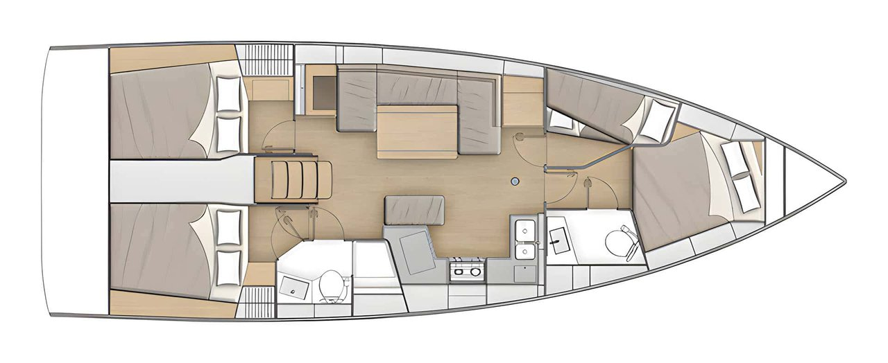 Alquiler de barcos Palma de Mallorca barato de Oceanis 40.1