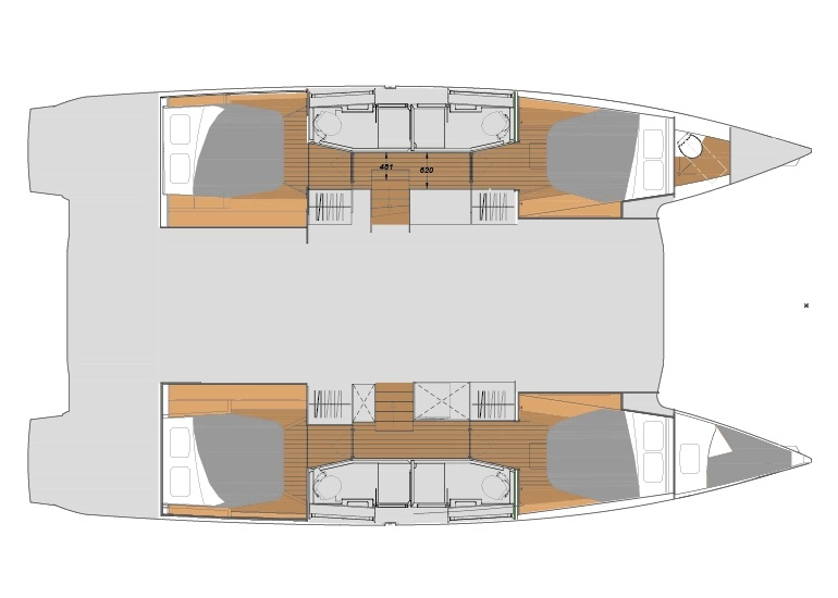 Alquiler de Catamarán, con o sin patrón Fountaine Pajot Zadar