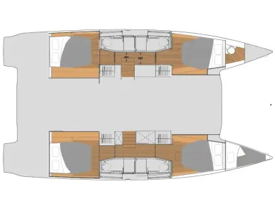Alquiler de Catamarán, con o sin patrón Fountaine Pajot Zadar