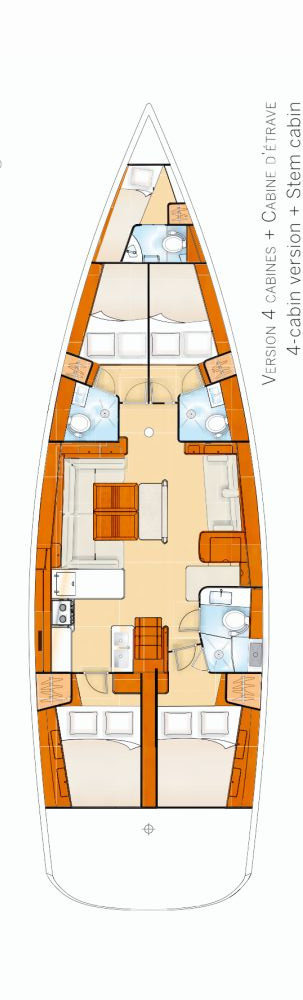 Alquiler de Bénéteau Oceanis 54 en Salamína