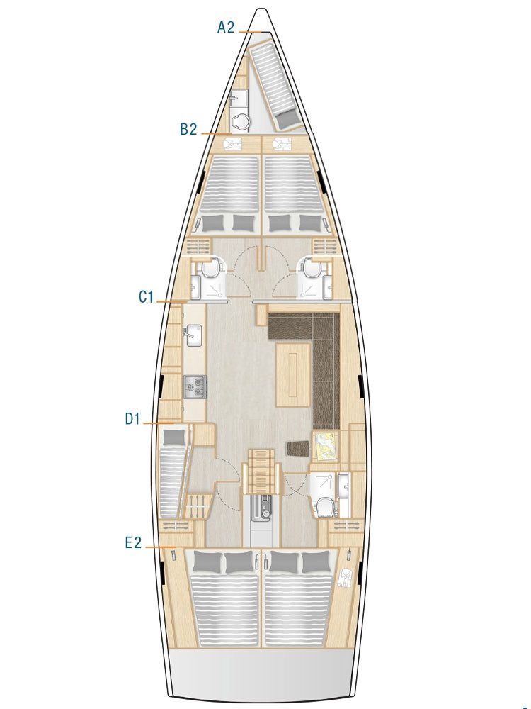Hanse Hanse 508 de alquiler a Göcek