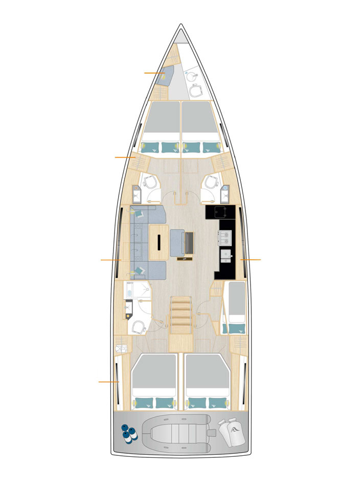 Alquiler Göcek - Hanse Hanse 510 en SamBoat