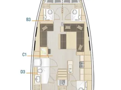Alquiler de embarcaciones Hanse Hanse 548 enSeget Donji en Samboat