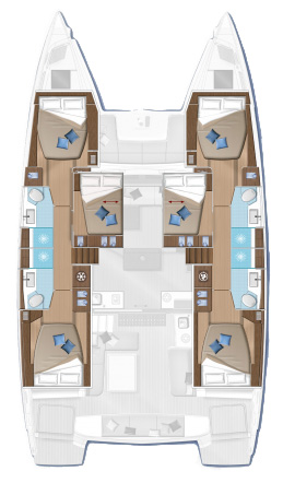Alquiler de barcos Seget Donji barato de Lagoon 50