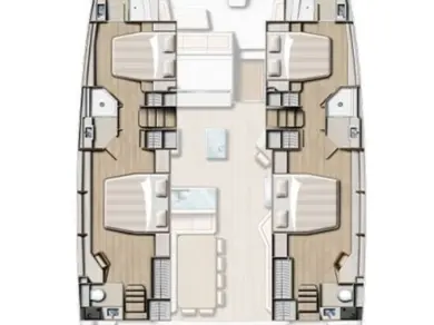 Alquiler de Bali Bali 5.4 - 6 cab. en Fethiye