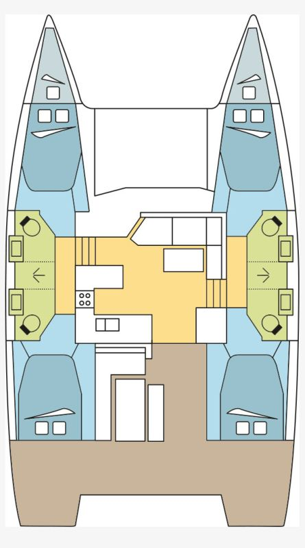 Alquiler de Fountaine Pajot Astrea 42 en Le Marin