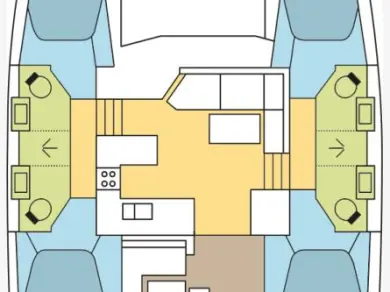 Alquiler de Fountaine Pajot Astrea 42 en Le Marin