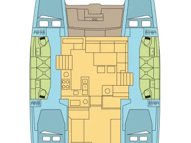 Alquiler Catamarán Lagoon con o sin  título de navegación