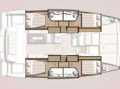 Alquiler Catamarán en Deme of Volos - Bali Bali 4.2